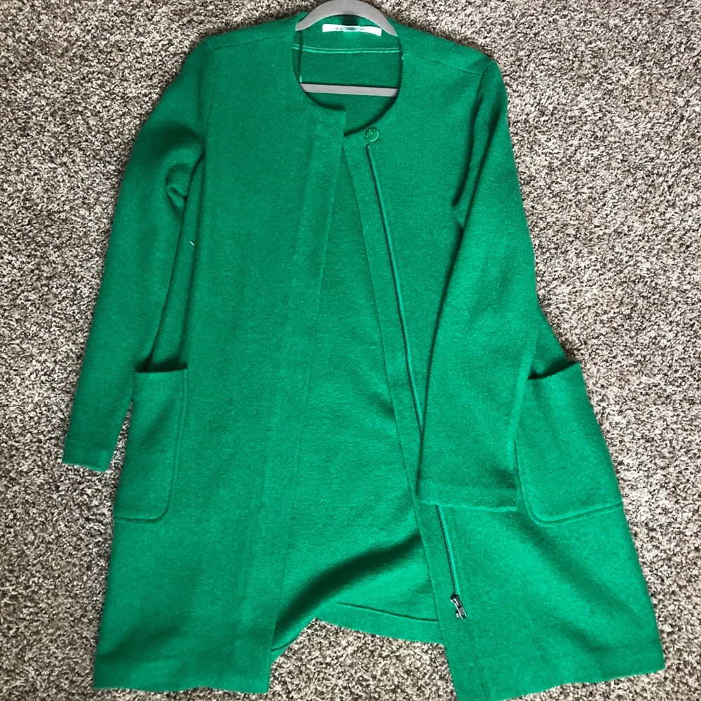 Wool blend coat